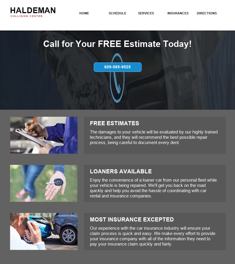 Auto Repair website